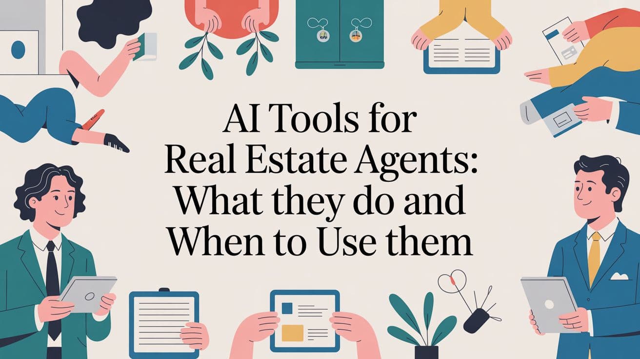 AI Tools for Real Estate Agents: What They Do and When to Use Them