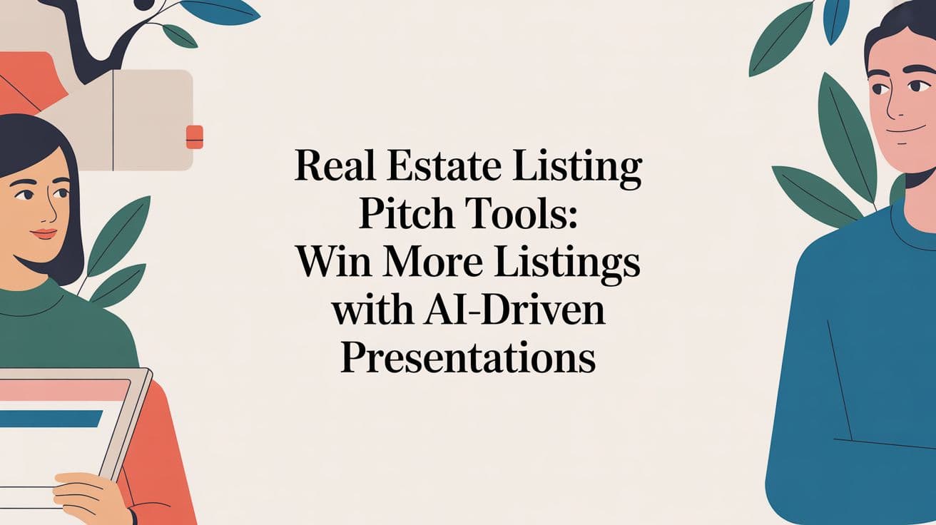 Real Estate Listing Pitch Tools: Win More Listings with AI-Driven Presentations