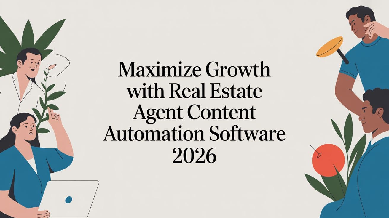 Maximize Growth with Real Estate Agent Content Automation Software 2026