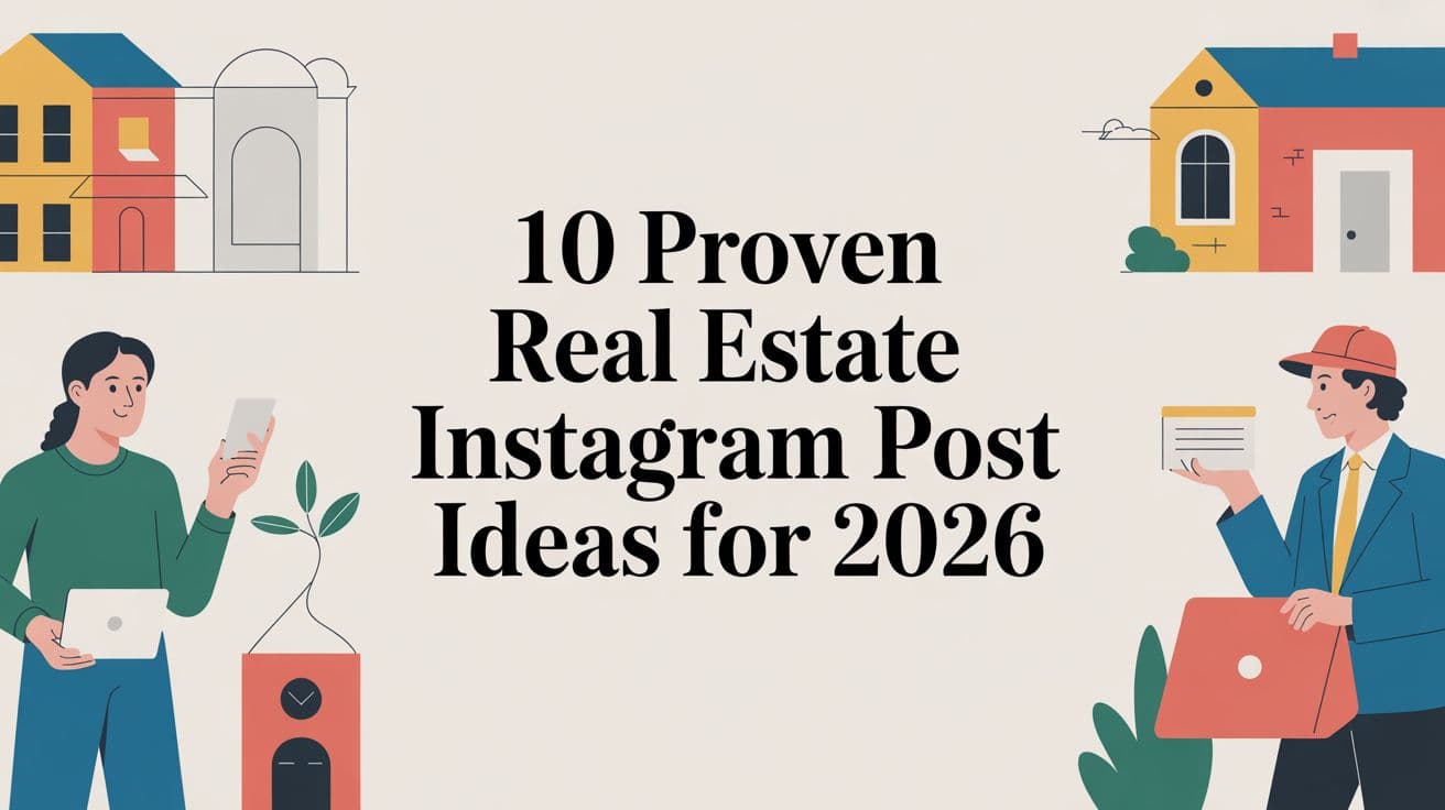 10 Proven Real Estate Instagram Post Ideas for 2026