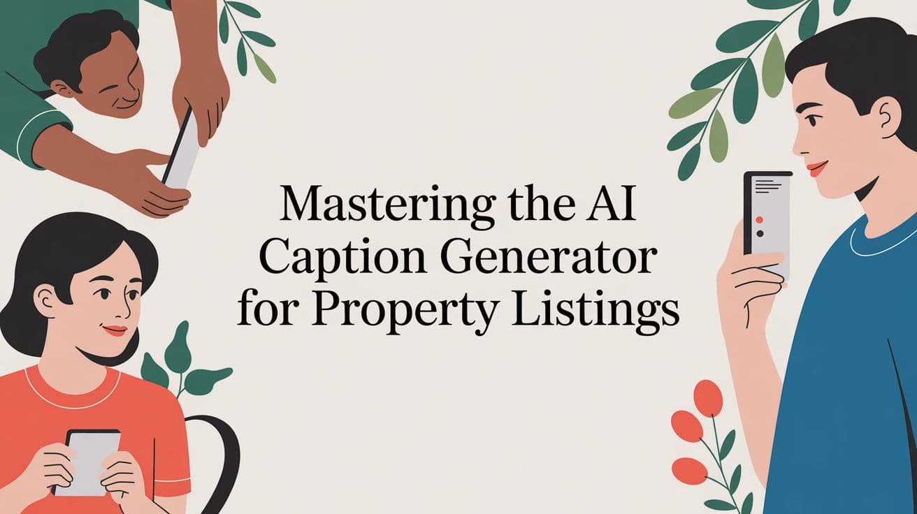 Mastering the AI Caption Generator for Property Listings