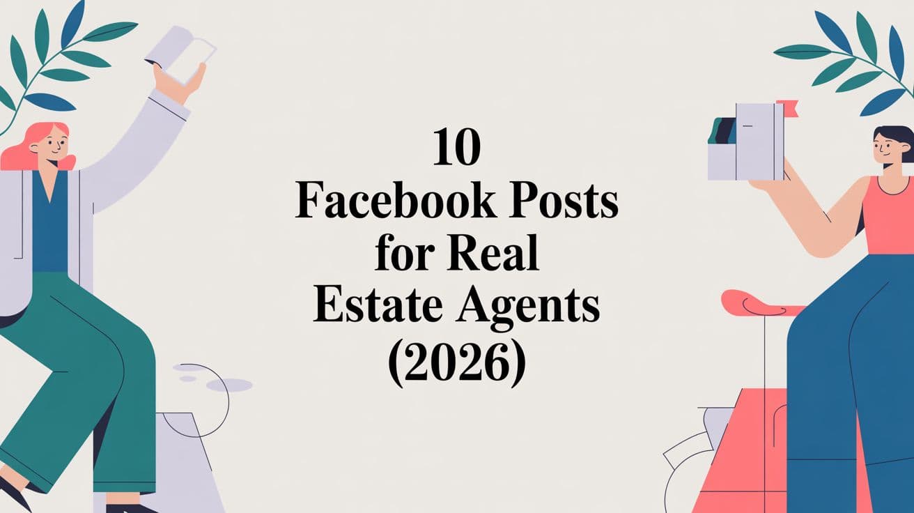 10 Facebook Posts for Real Estate Agents (2026)