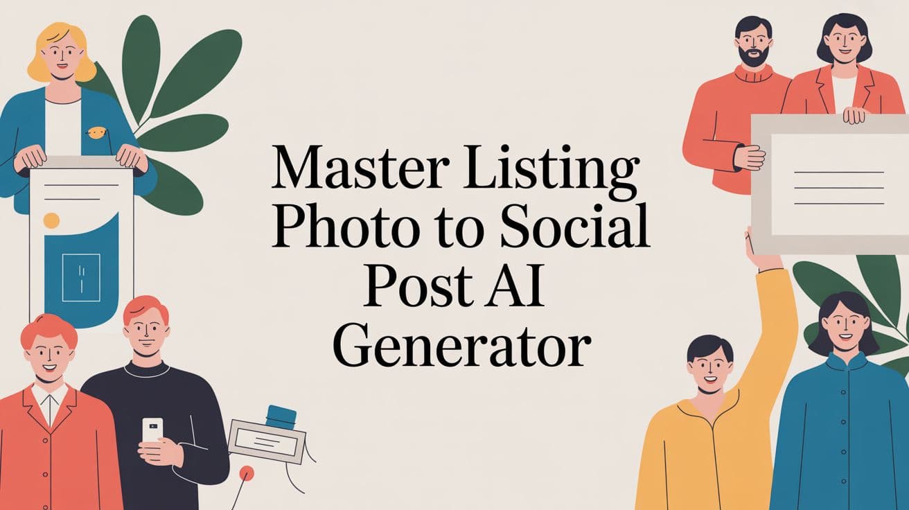 Master Listing Photo to Social Post AI Generator