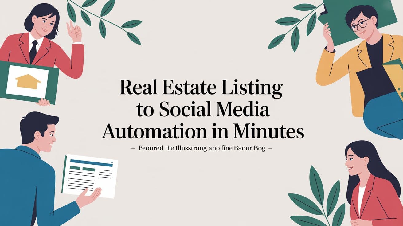 Real Estate Listing to Social Media Automation in Minutes