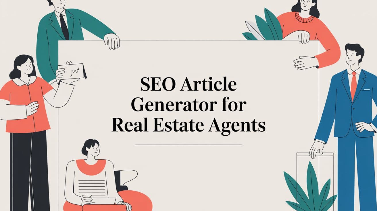 SEO Article Generator for Real Estate Agents