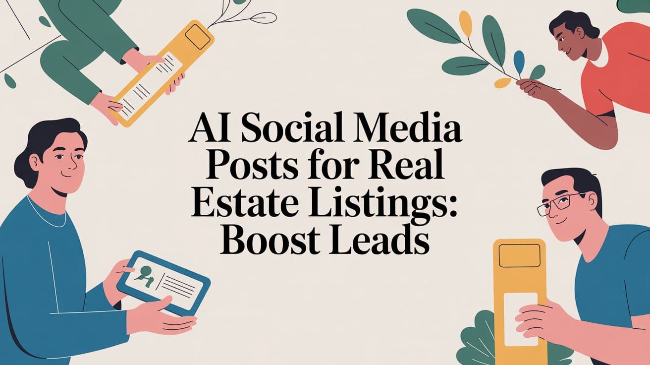AI Social Media Posts for Real Estate Listings: Boost Leads