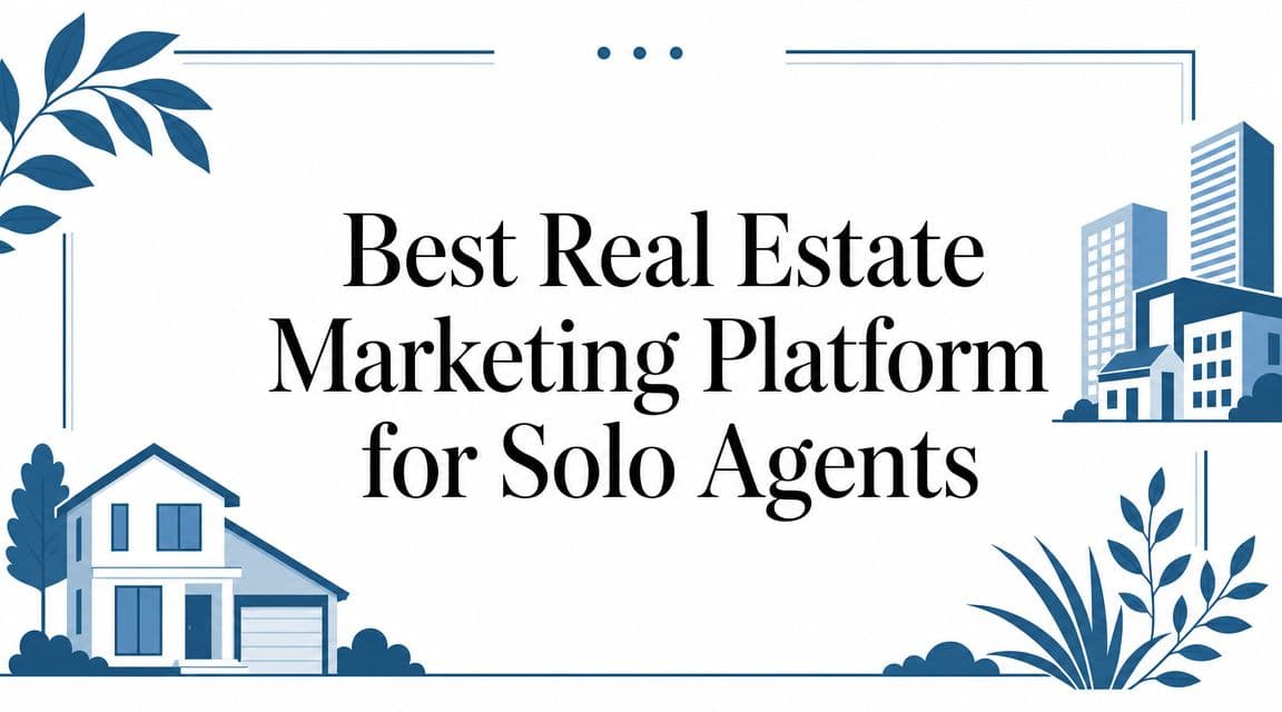 Best Real Estate Marketing Platform for Solo Agents