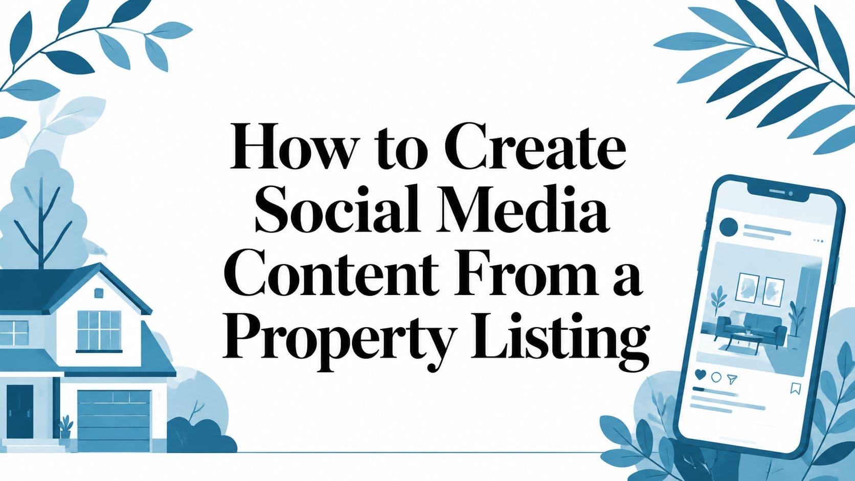 How to Create Social Media Content From a Property Listing