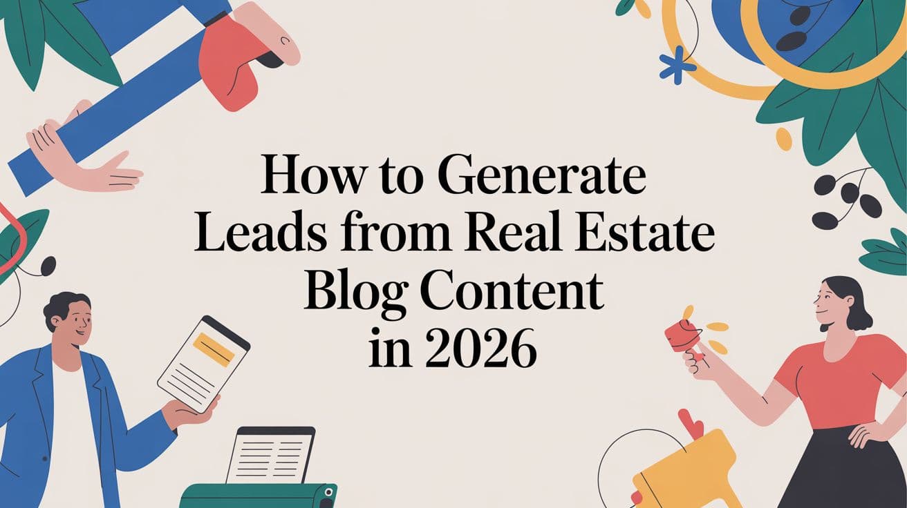 How to Generate Leads from Real Estate Blog Content in 2026