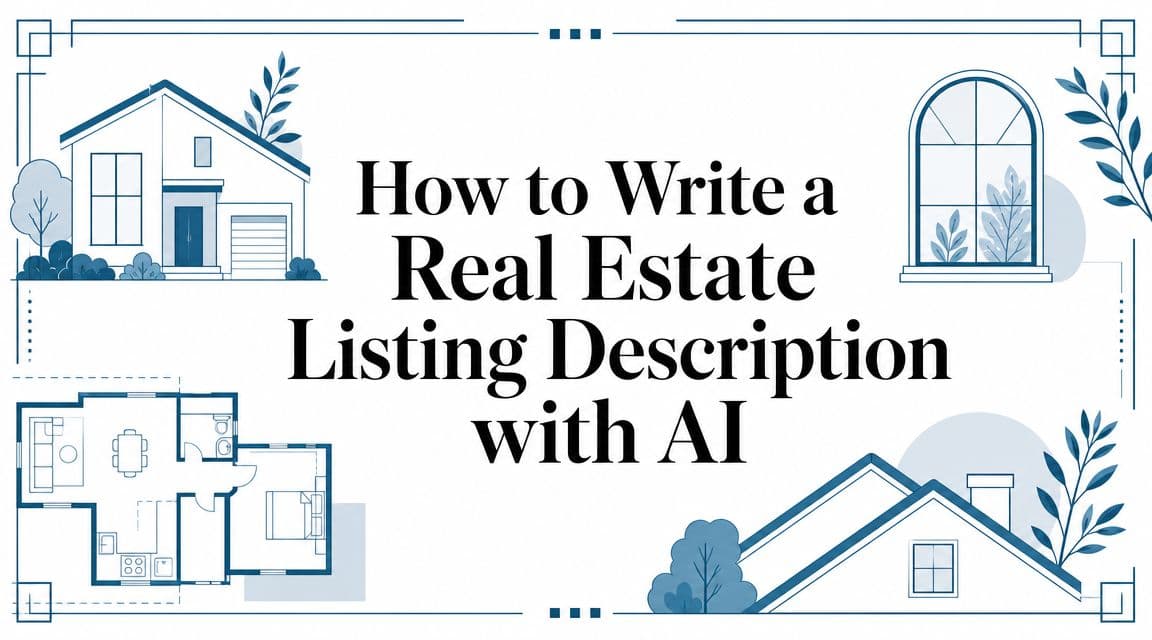 How to Write a Real Estate Listing Description with AI