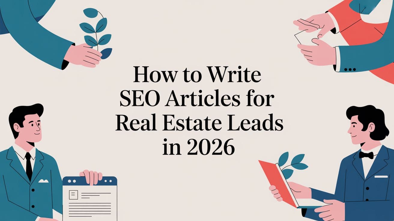 How to Write SEO Articles for Real Estate Leads in 2026