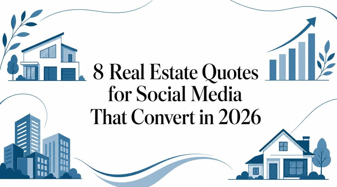 8 Real Estate Quotes for Social Media That Convert in 2026