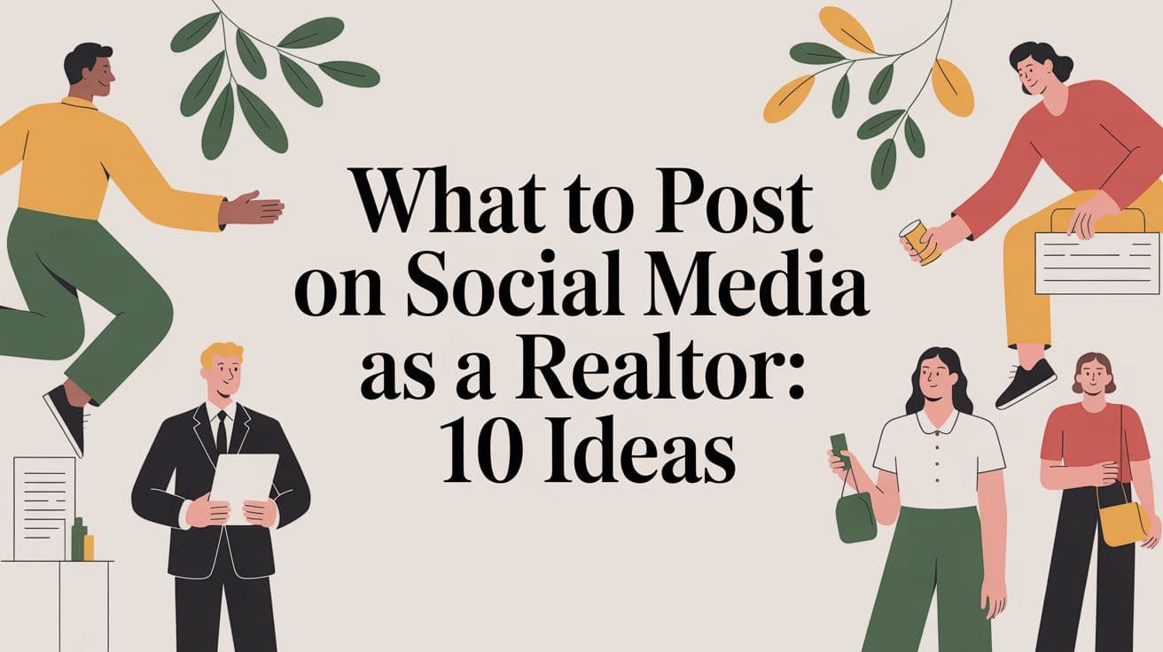 What to Post on Social Media as a Realtor: 10 Ideas