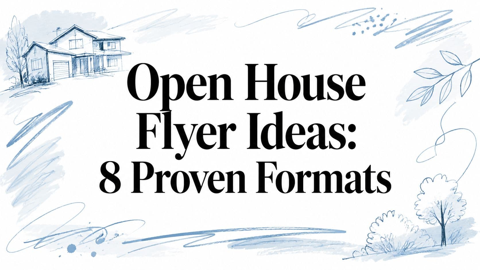 Open House Flyer Ideas: 8 Proven Formats